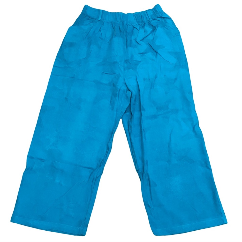Pepaloves Blue Starfish Wide Leg Crop Pants Modcloth A Starfish is Born